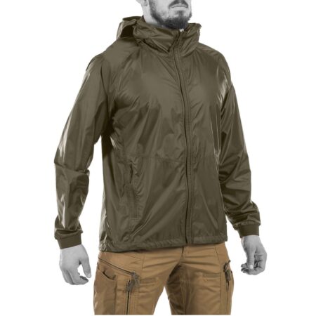 „UF PRO Storm Chaser Windbreaker“ lengva vėjui ir vandeniui atspari striukė su gobtuvu – unisex striukė aktyviam laisvalaikiui gamtoje ar mieste