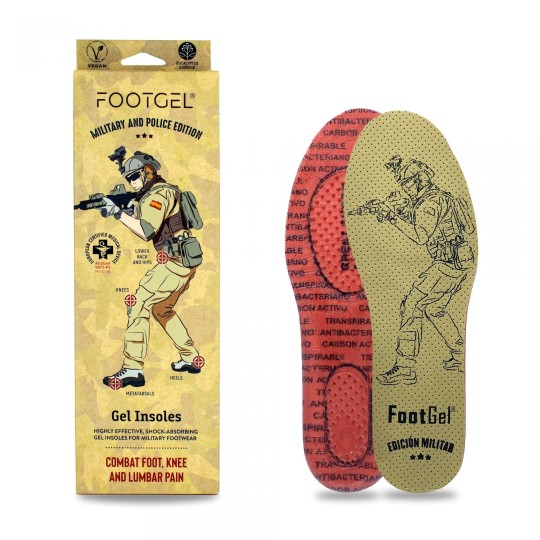 Vidpadžiai FOOTGEL TACTICAL MILITARY AND POLICE EDITION