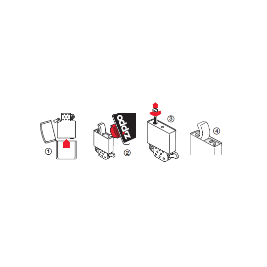 Kuras žiebtuvėliams ZIPPO