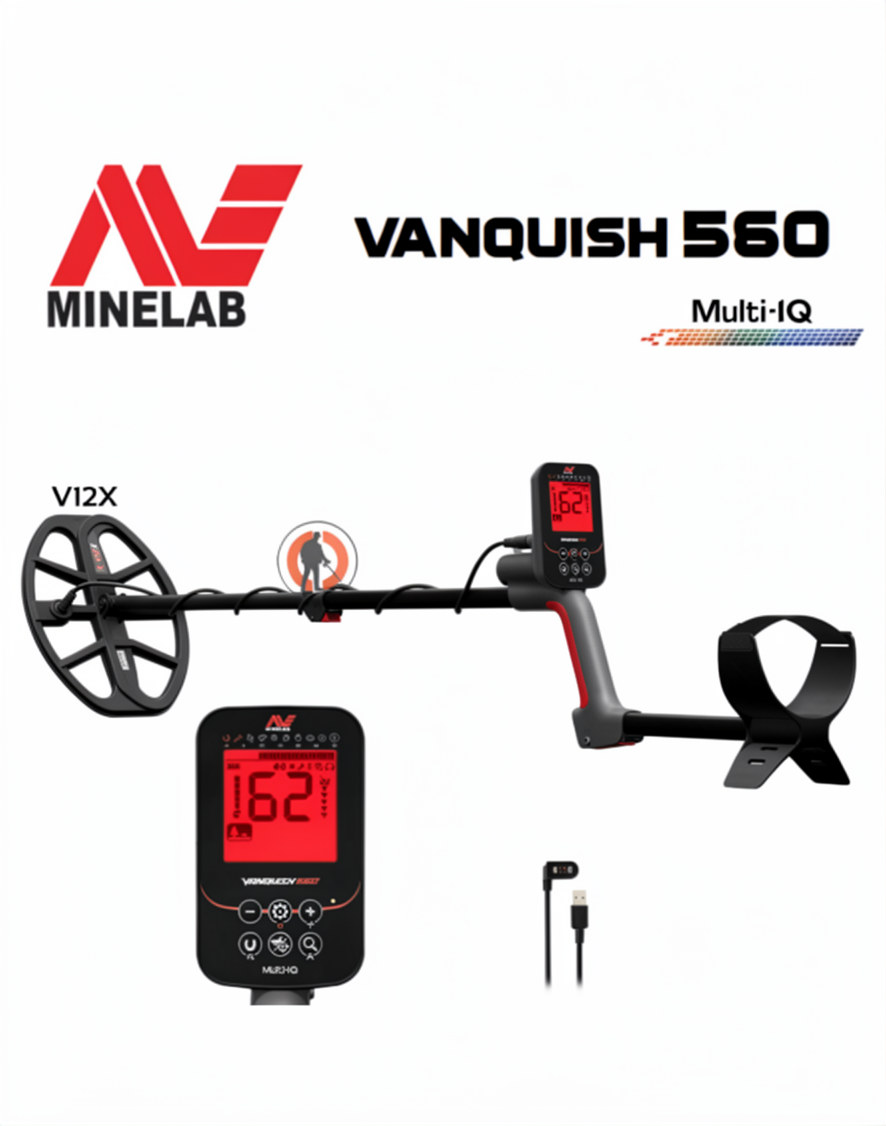 Metalo detektorius Minelab VANQUISH 560